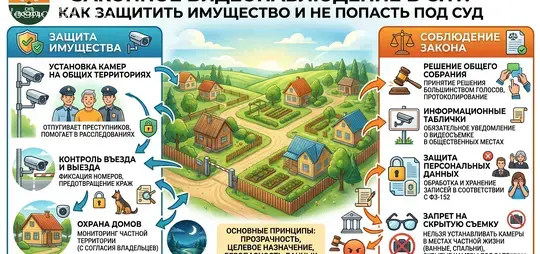 Законное видеонаблюдение в СНТ